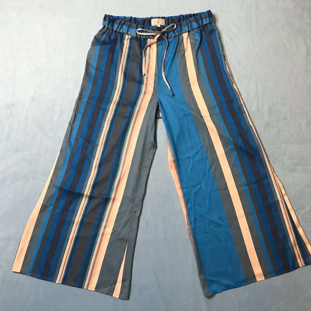 Lou & Grey Striped Wide Leg Pant